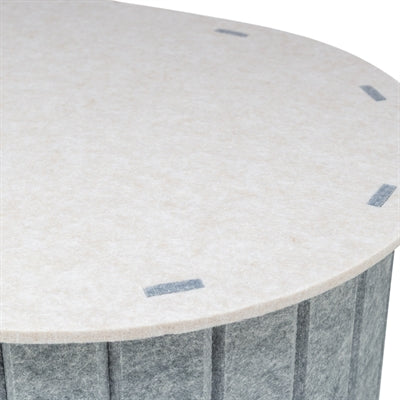 Trixie Play Box Mara Oval Felt Sand Grey