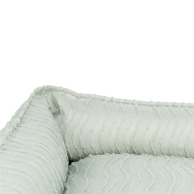 Trixie dog bed Marley Wave angular sage green