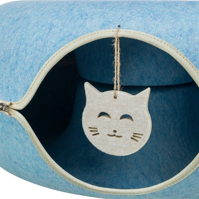 Trixie felt play donut blue
