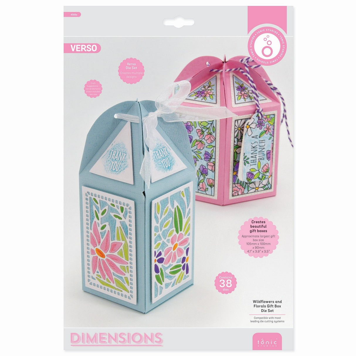 Tonic Studios • Dimensions Floral Stamped Boxes