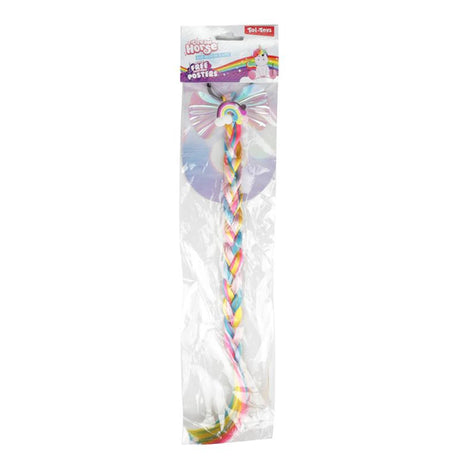 Toi-Spillsaachen Toi Spillsaachen Dram Päerd Eenhoorn Hoer Braid op elastesch