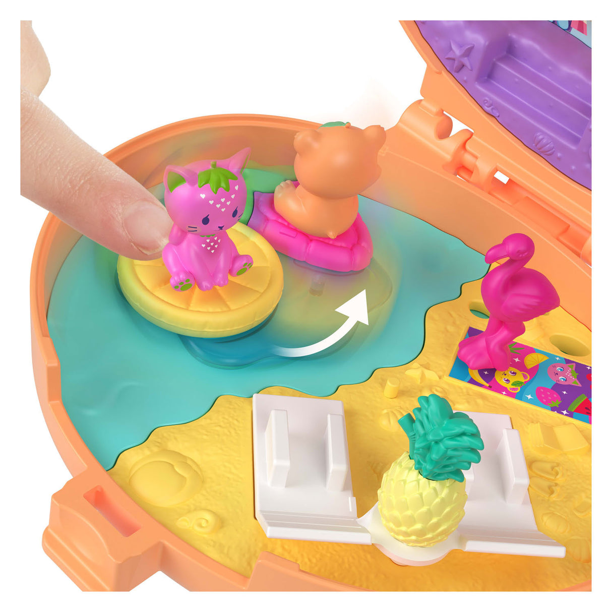 Conjunto compacto ursinho Polly pocket