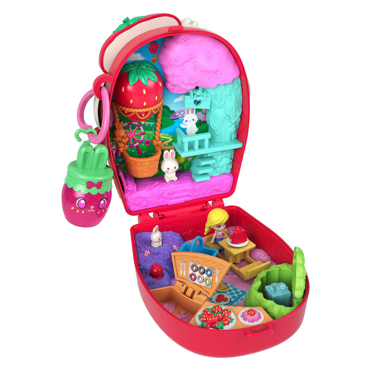 Pic polly pocket compact speelset knick van het konijn