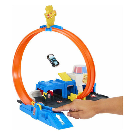 Hot wheels градски суперполицейски участък - писта за цикъл