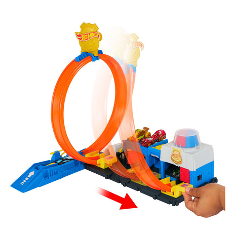 Hot wheels градски суперполицейски участък - писта за цикъл