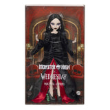 Doll Inbhailithe Monster High Dé Céadaoin - Morticia Addams