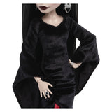 Doll Inbhailithe Monster High Dé Céadaoin - Morticia Addams