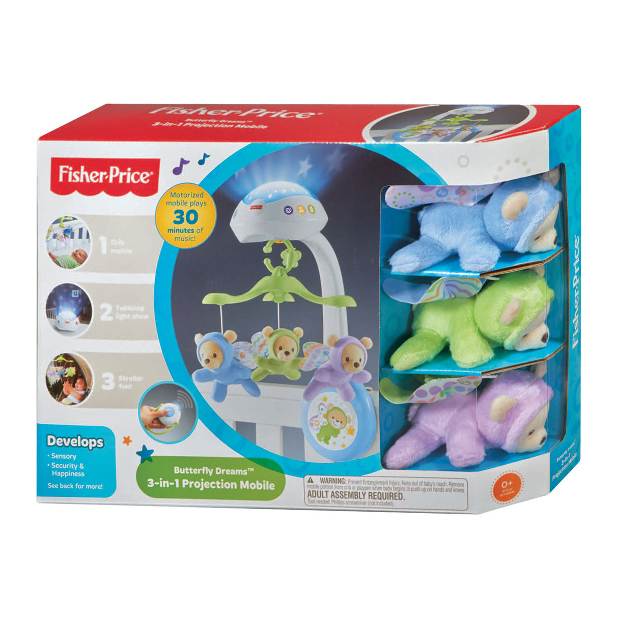 Fisher Price Vlindersdromen 3in1 Projectormobiel