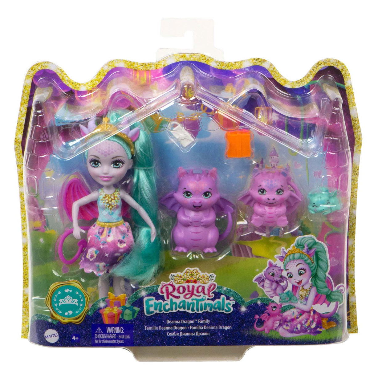 Mattel Enchantimals Dragon Familie