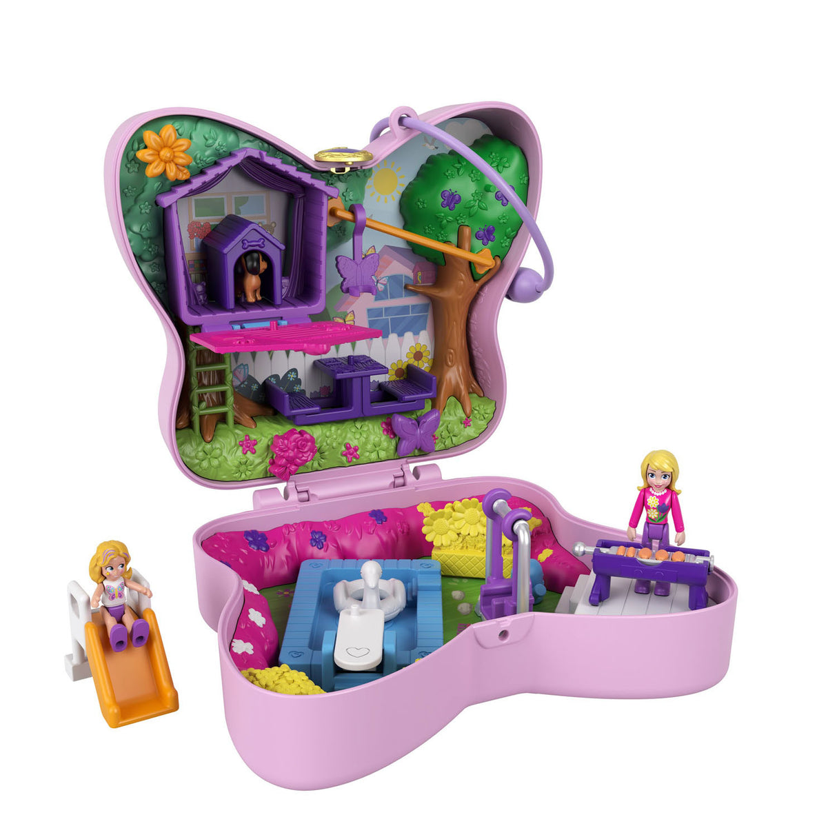 Mattel Polly Pocket Pocket Vlindertuin compact