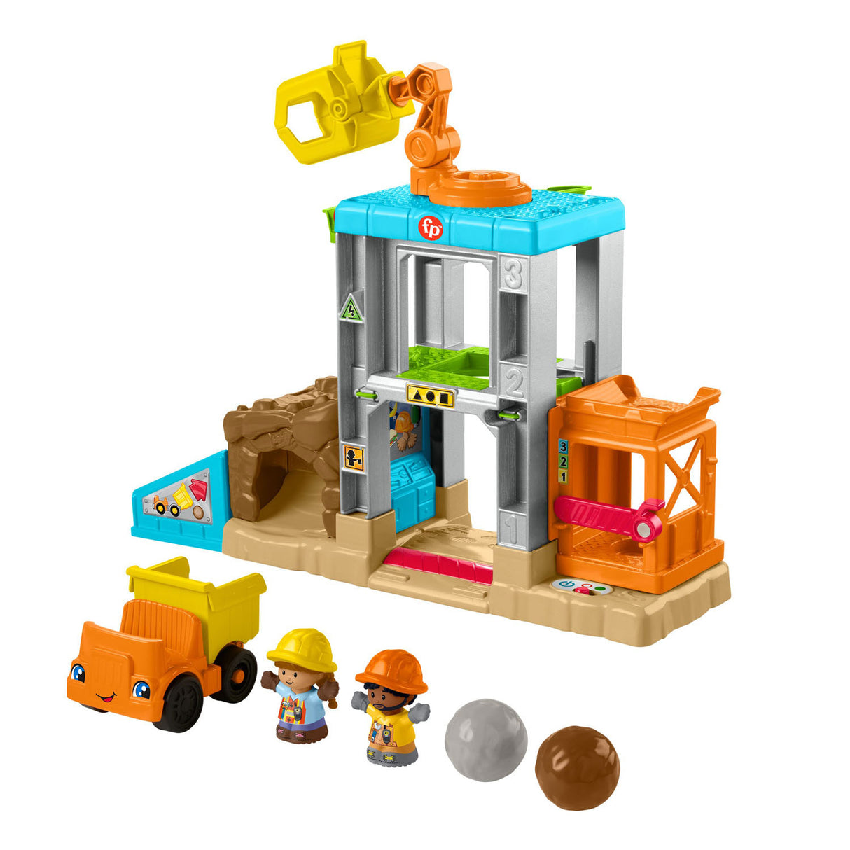 Fisher Price Le piccole persone imparano a caricare il cantiere