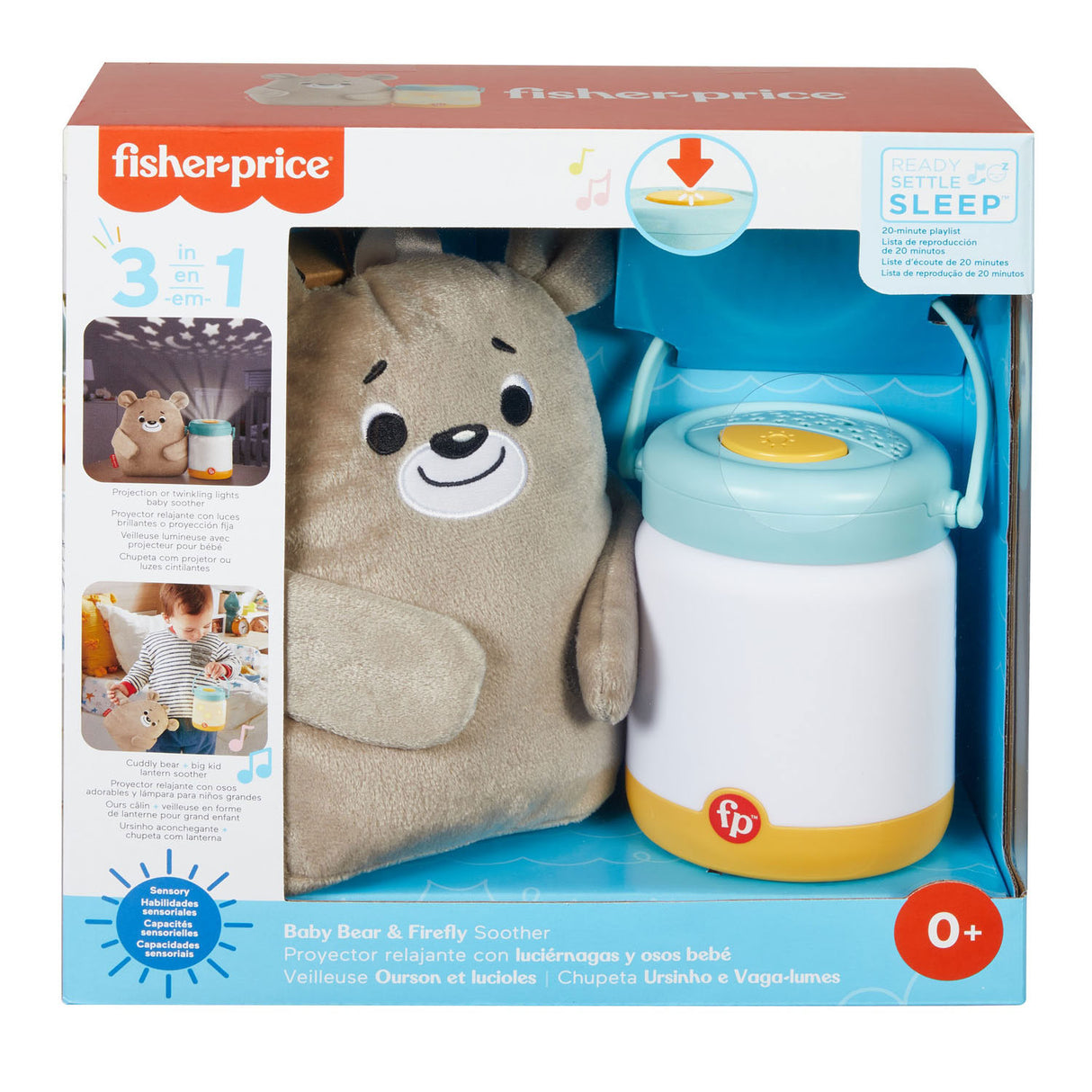 Fisher Price Night Light With Music Baby Bear Fireflies