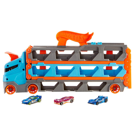 Hot wheels speedway semi-trailer play set - toy vehicle