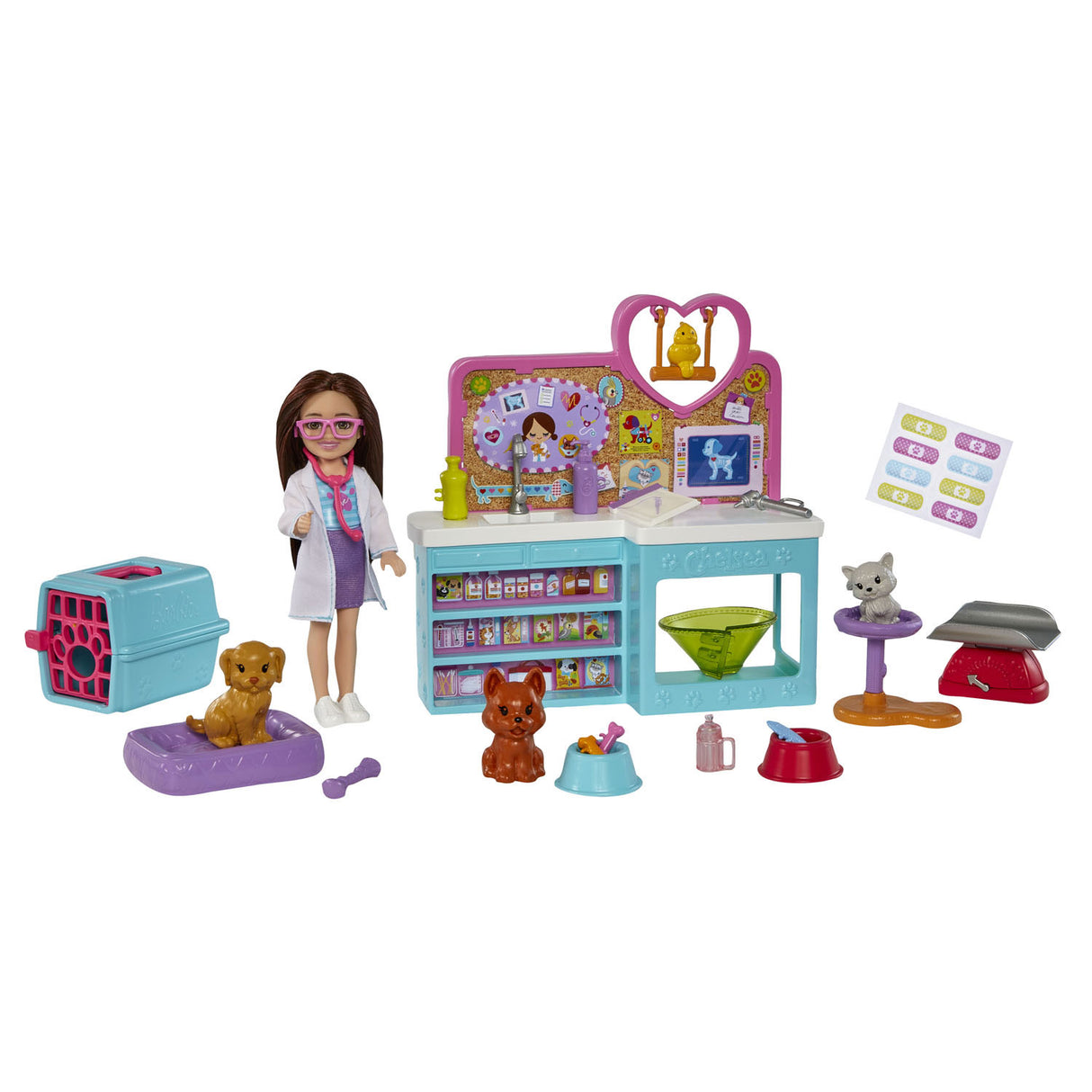 Mattel Chelsea Pop Veterinarian Play Set