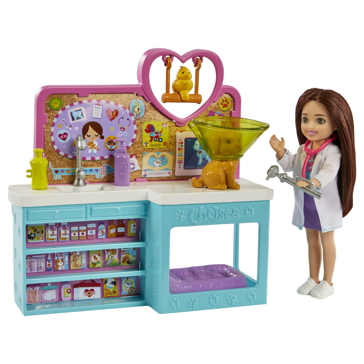 Mattel Chelsea Pop Veterinarian Play Set