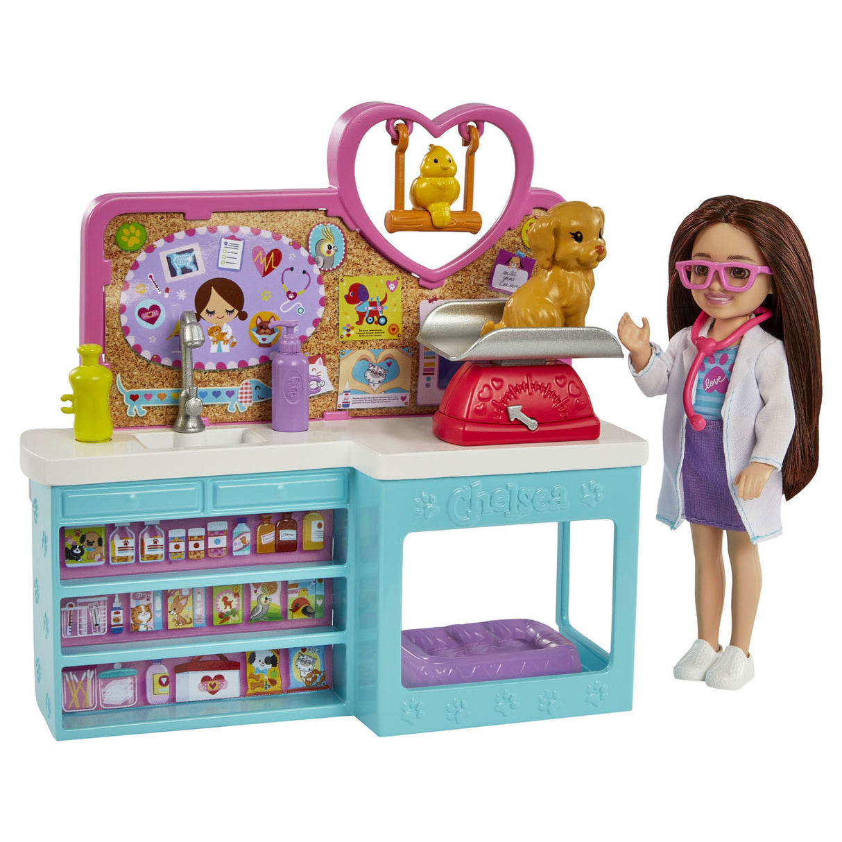 Mattel Chelsea Pop Veterinarian Play