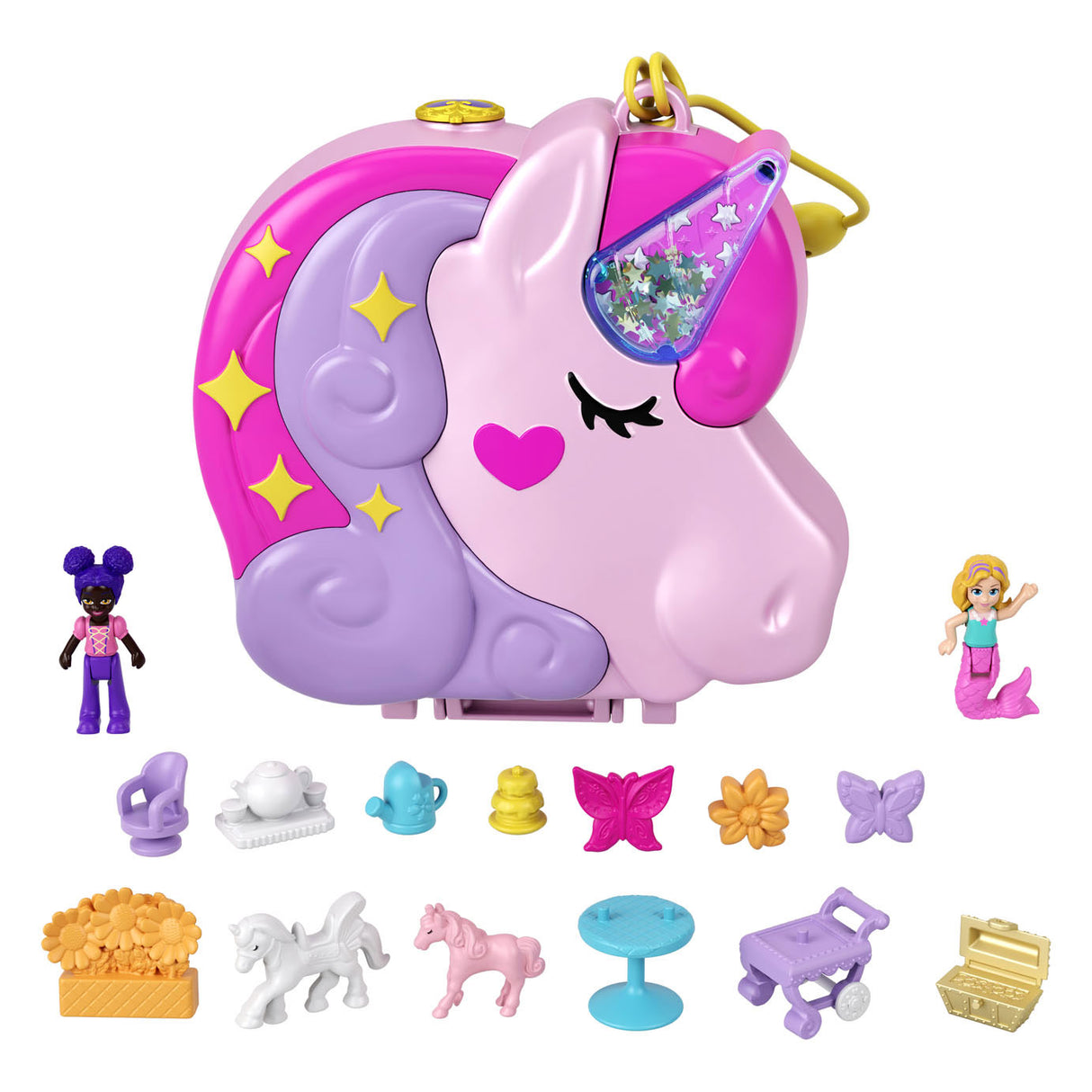 Mattel Polly Pocket Unicorn Tea Party