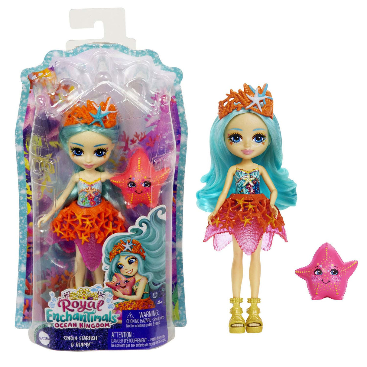 Enchantimales Ocean Kingdom Staria Starfish Beamy