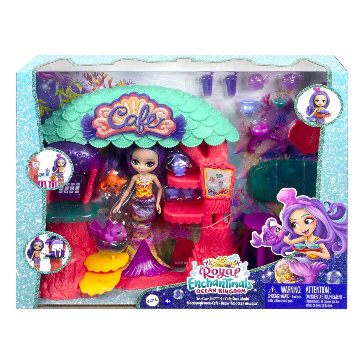 Mattel Enerchalimals Onderwater Cafe Speelset