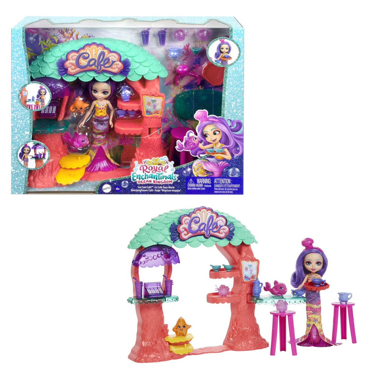 Mattel Enerchalimals Onderwater Cafe Speelset