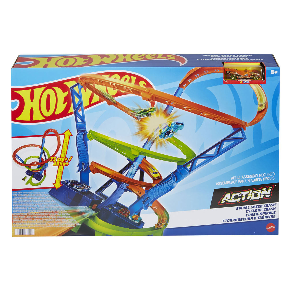 Hot Wheels Action Hyper-Speed Crash Racebaan