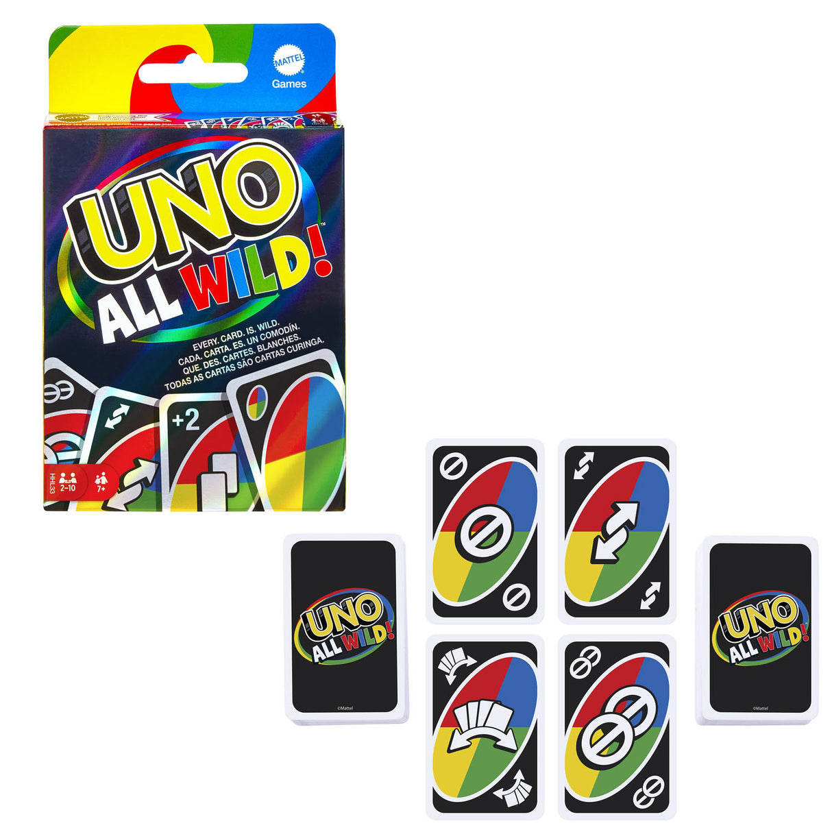 Mattel uno All Wild Card Game