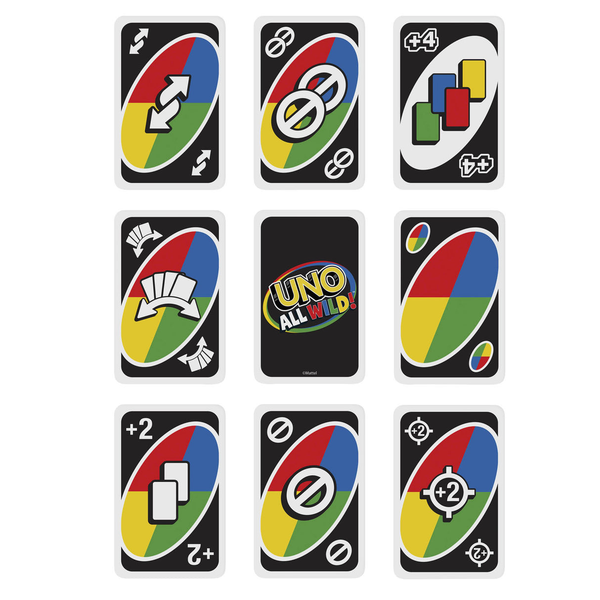 Mattel uno All Wild Card Game