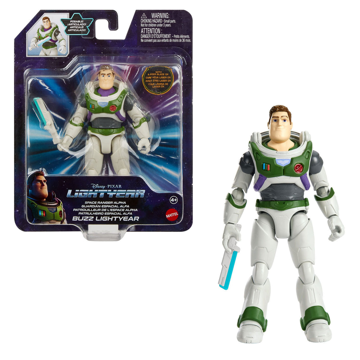 MATELT Pixar Buzz Lightyear Alpha Cash Spill Figur