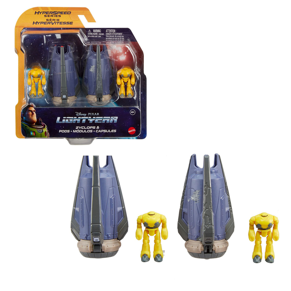 Mattel Lightyear Flight Cyclops Enemy Fighter Avine