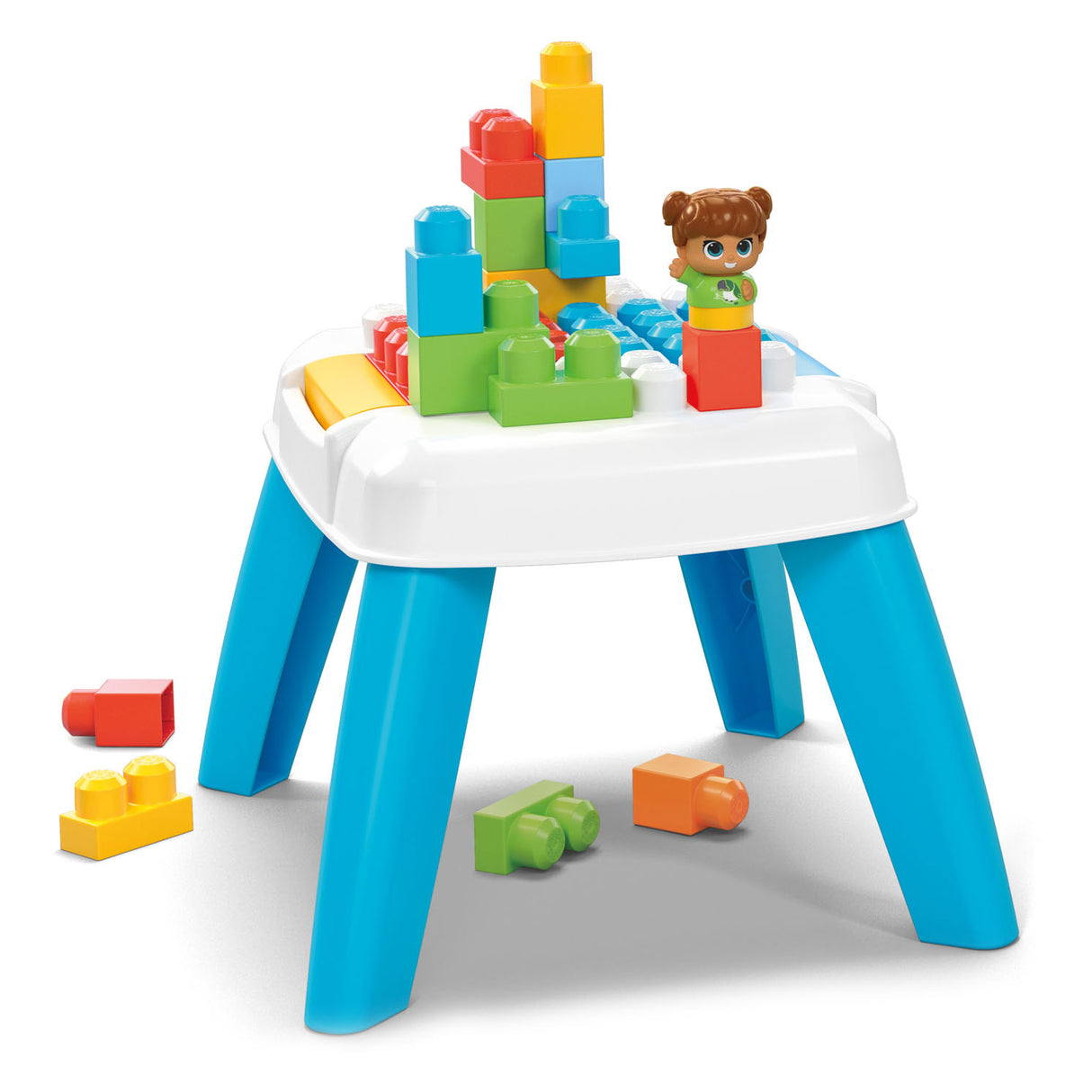 Mega Bloks bygger et tumble byggebord