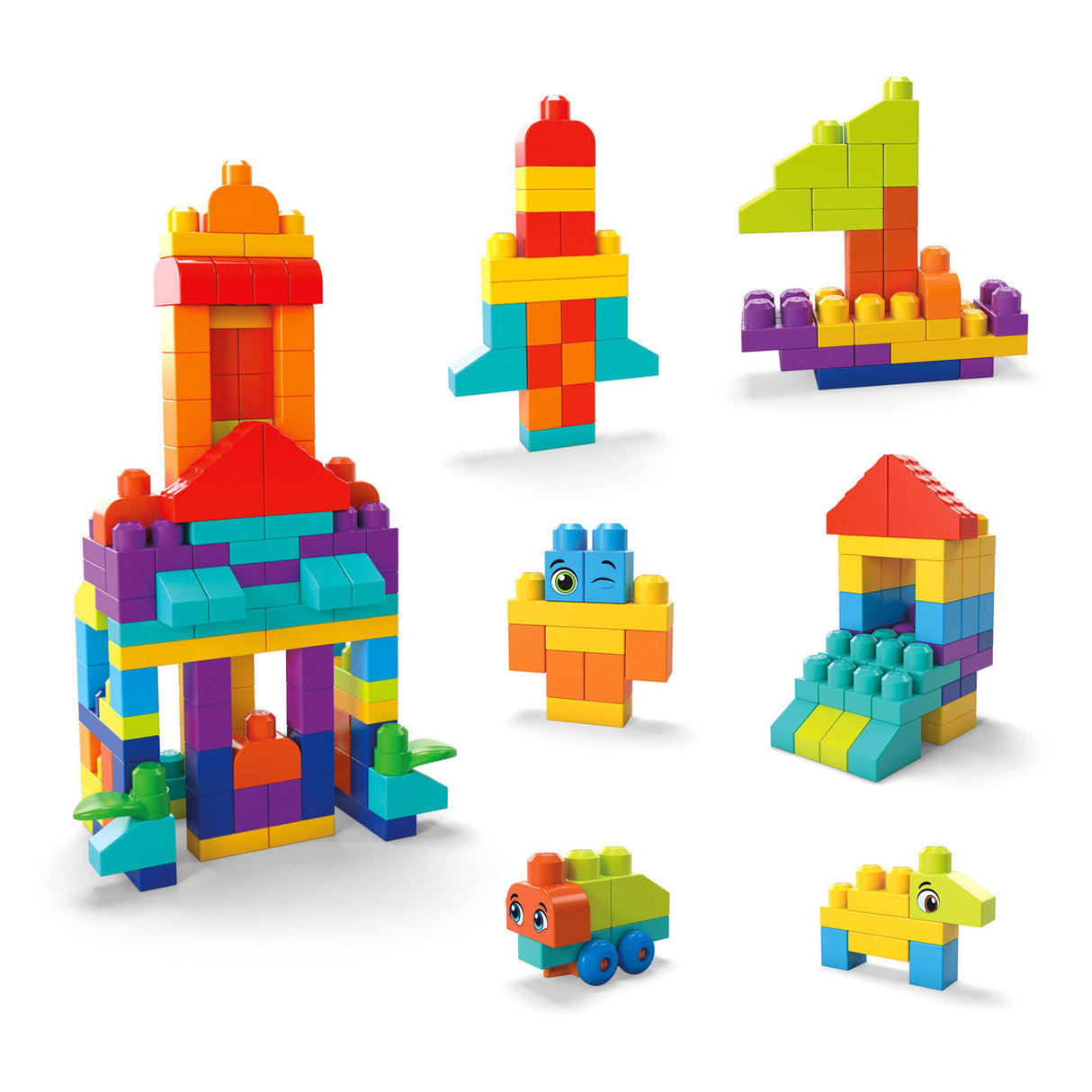 Mega Bloks Bigger Building Bag building blocks, 150dlg.