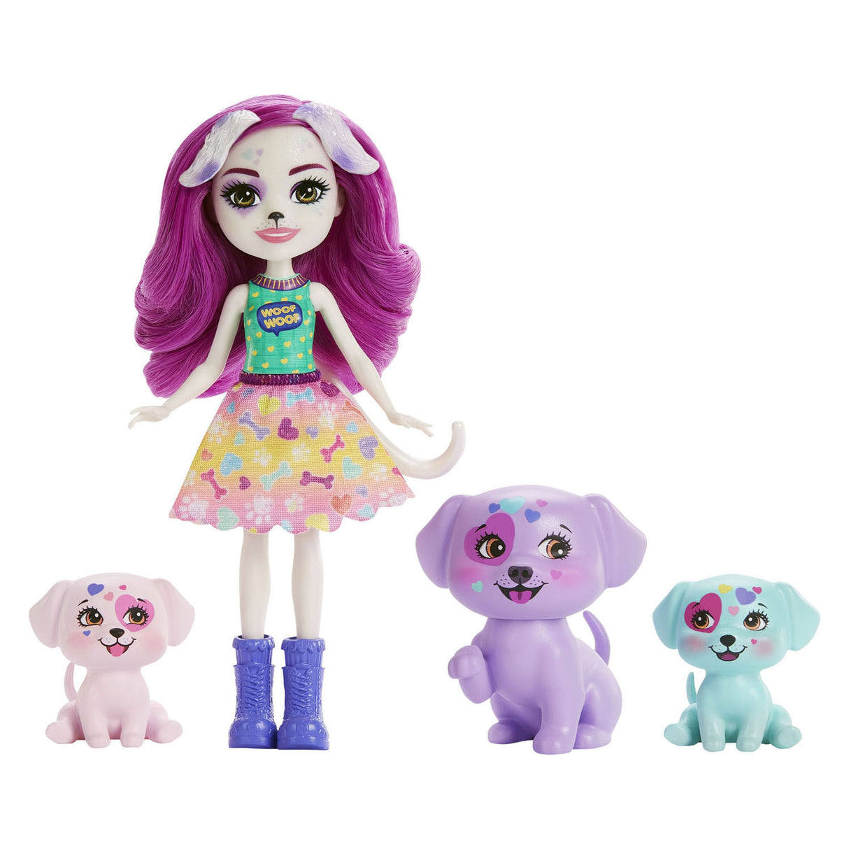 Mattel Enchantimals City Tails pop med dyrevenner