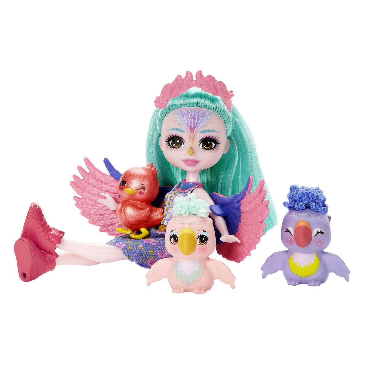 Mattel Enchantimals City Tails Pop Filia Vink och Tropic