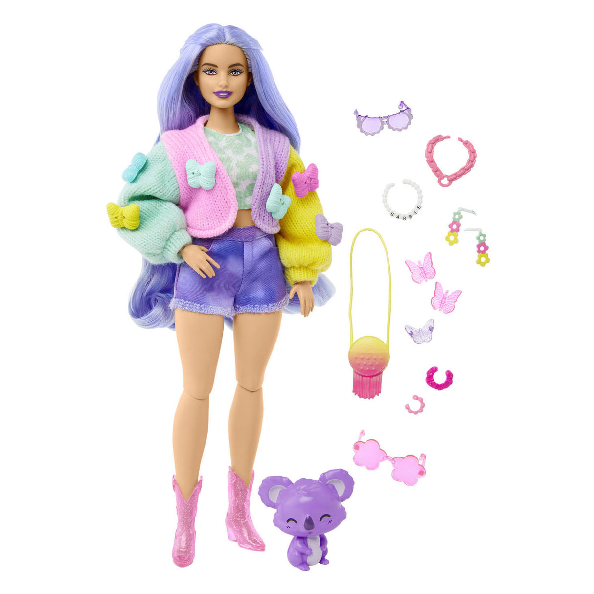 Mattel extra Pop lila Haare