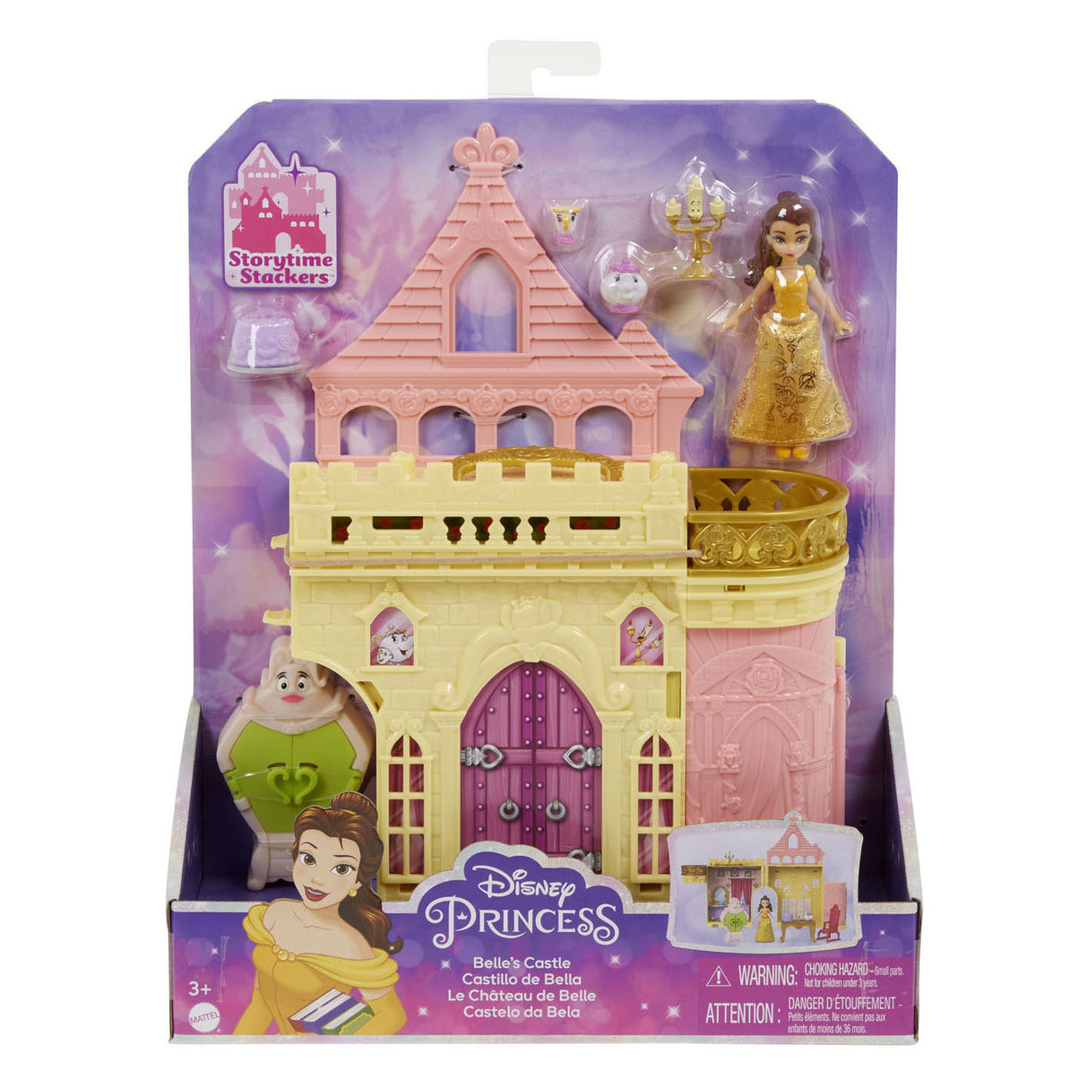 Apiladores de cuentos de Disney Princess Belle's Castle