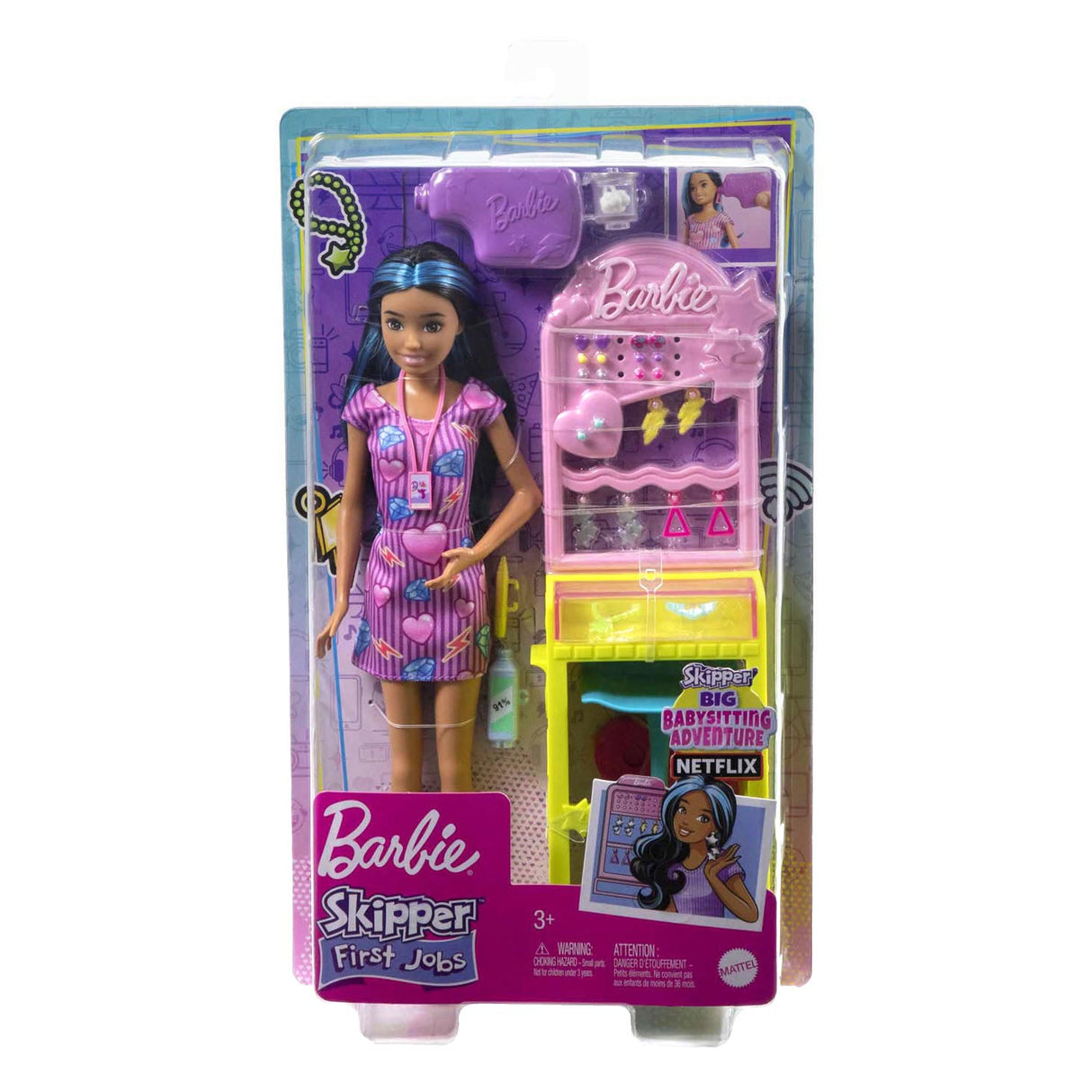 Mattel Skipper opiekuna Pierwsza praca biżuteria