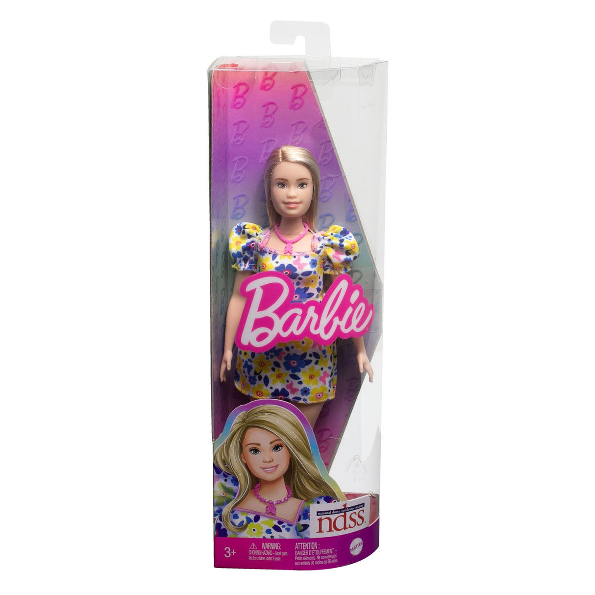 Mattel Barbie Fashionista Popp mat Down Syndrom