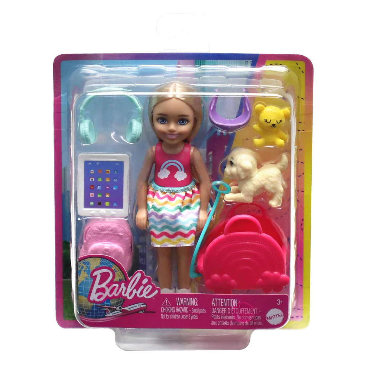 Mattel Chelsea Pop Travel Play Set