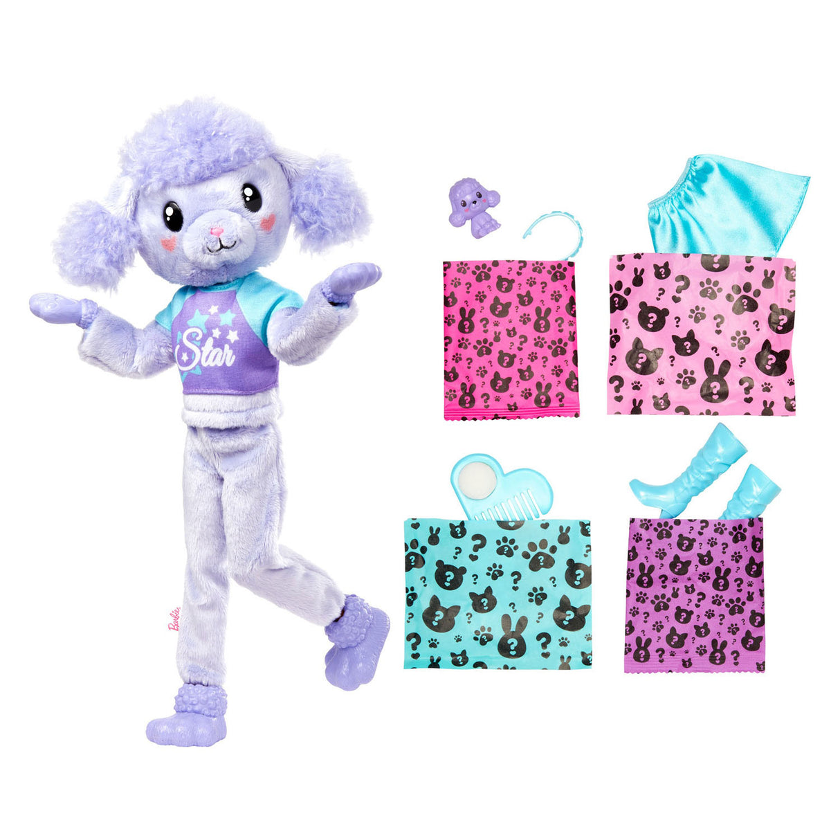 Mattel Cutie revele pop lindo tees serpodle