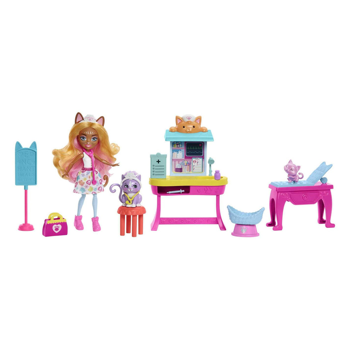 Mattel Enchantimals City Tails Doctor Practice Speeltet