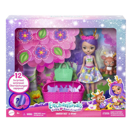 Mattel enchantimals baby bästa vänner pop danessa hjortar och sprint