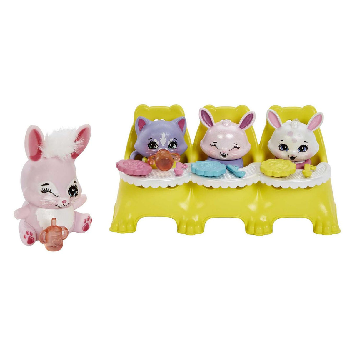 Mattel enchandimals bébé meilleur ami pop bree bnunny and twist