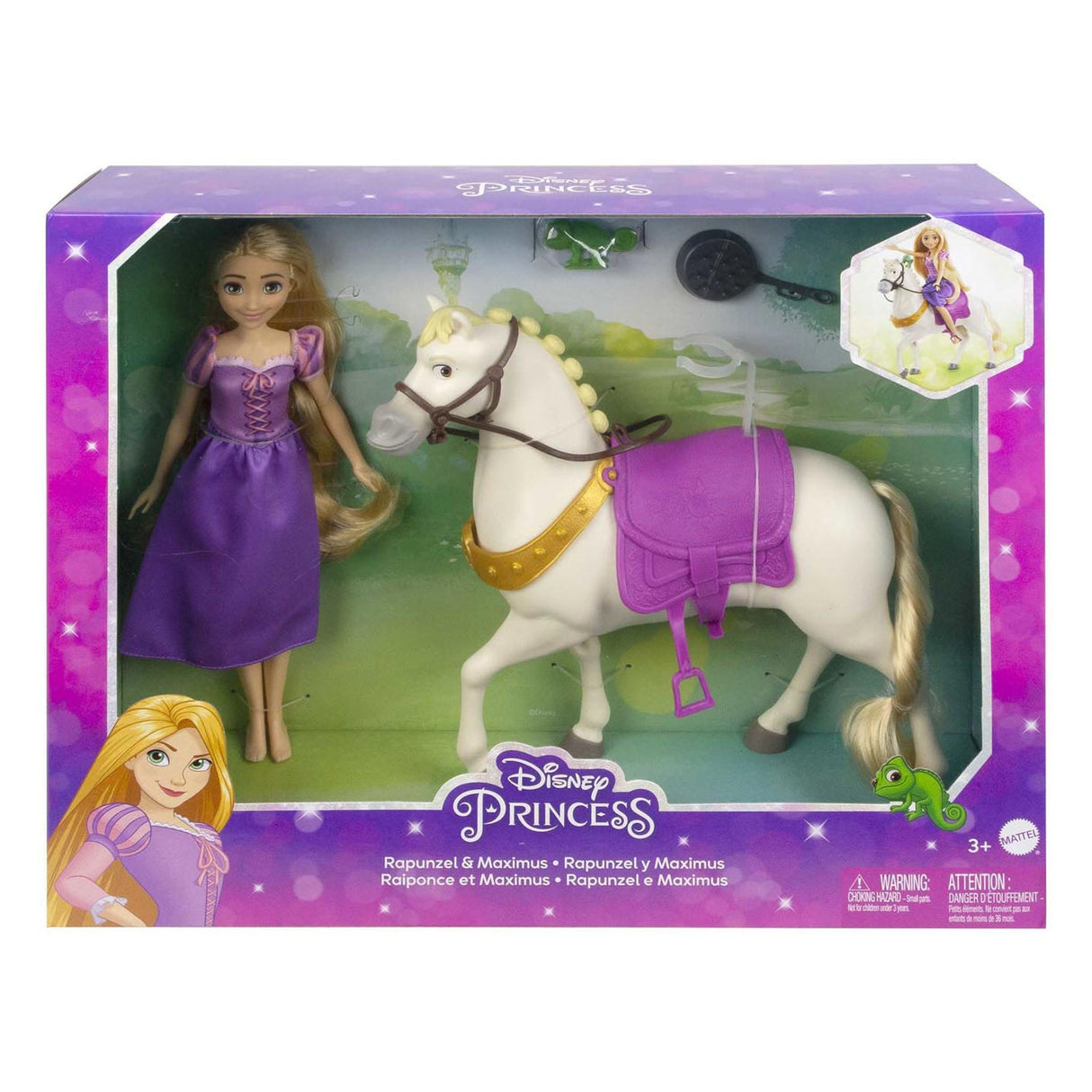 Mattel Princess Pop Rapunzel och Maximus