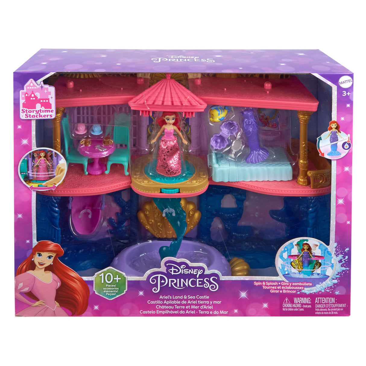 Mattel Disney Princess Artiels Land og Sea Kaseel Dollhouse