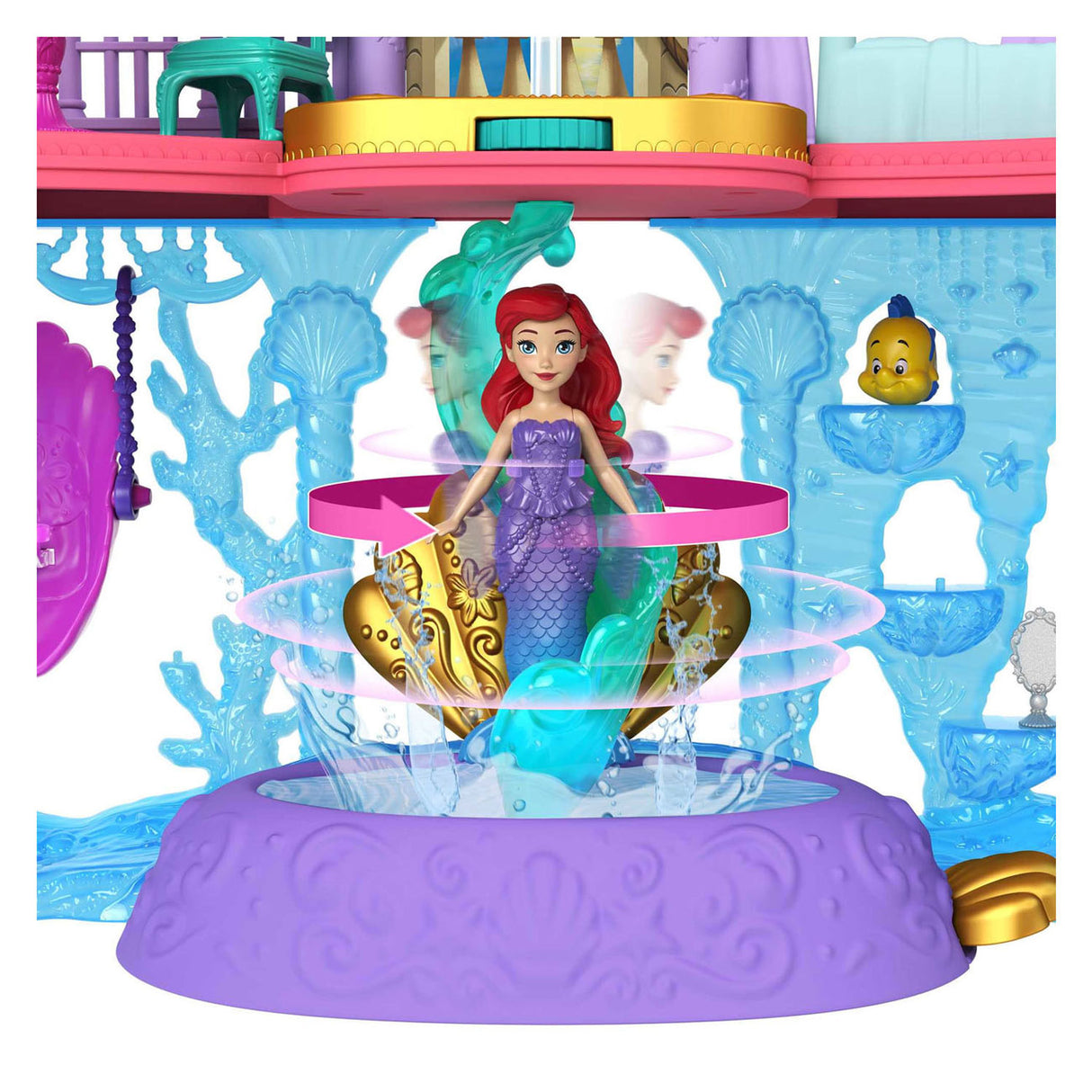 Mattel Disney Princess Artiels Land og Sea Kaseel Dollhouse