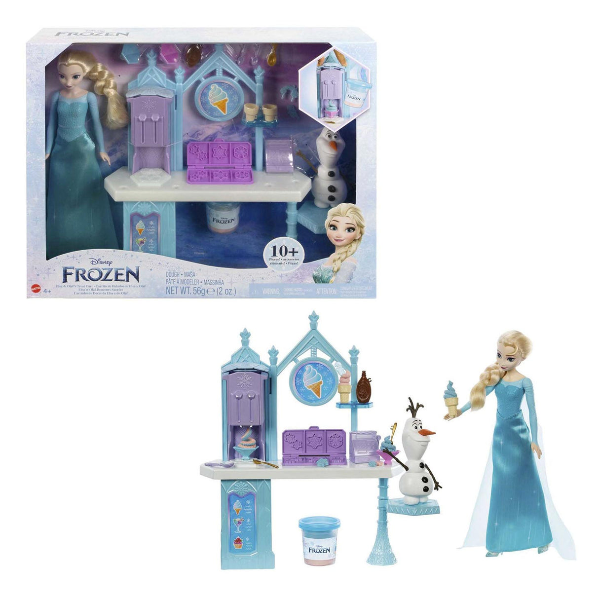 Mattel Frozen Pop Elsa Olaf og Treat Car Clay Play Set