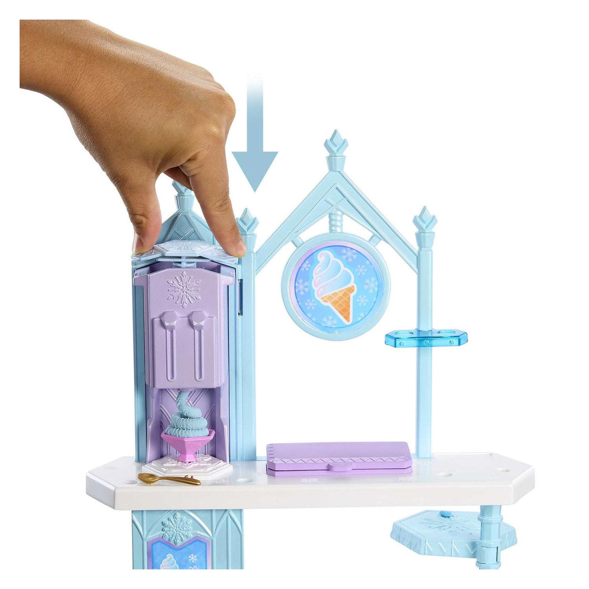 Mattel Frozen Pop Elsa Olaf i zestaw do gry w glinę samochodu