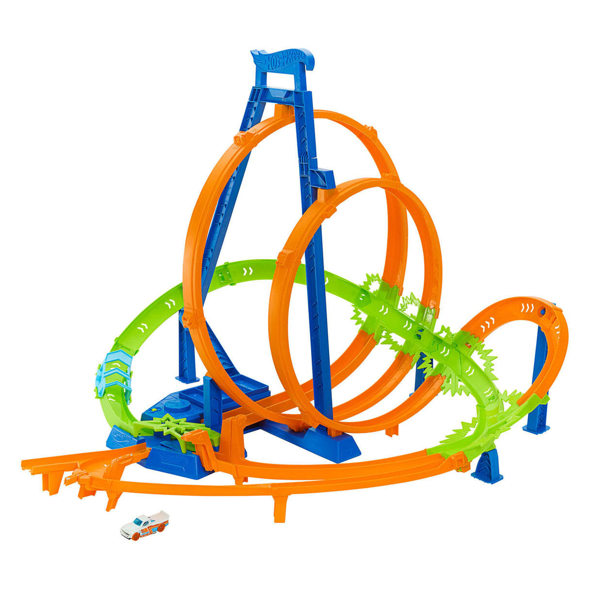 Hot Wheels Action Legendary Crashing und Poping Race Course spielen Set