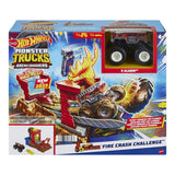 Hot Rieder Monster Camions Arena Rutschen 5 Alarm Feier Crash Play Set