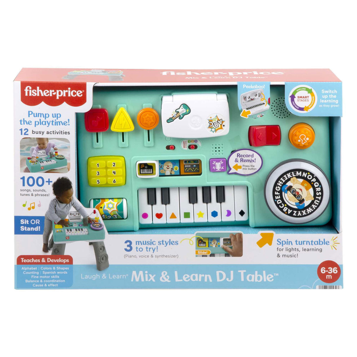 Fisher Price Learning Pleasure Mix und Leder -DJ -Tisch